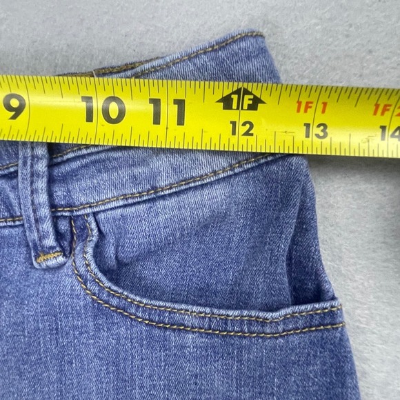 Jessica Simpson Rue Mid Rise Button Front Denim Skirt Girls Size‎ 12 - Picture 9 of 10